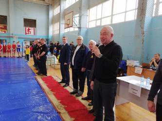 Вячеслав Доронин принял участие в церемонии открытия соревнований по греко-римской борьбе 